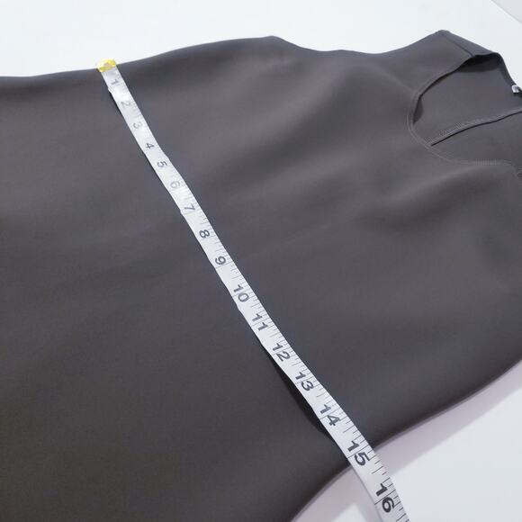 Helmut Lang Scuba Olive Green Sheath Dress - Picture 7 of 11